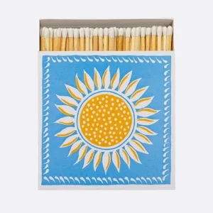 Mercules Cerillas | Caja Cuadrada De Cerillas Ariana Sunflower