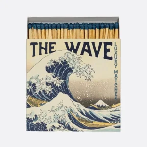 Mercules Cerillas | Caja Cuadrada De Cerillas Hokusai Wave