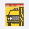 Mercules Cerillas | Caja Cuadrada De Cerillas Nyc Taxi