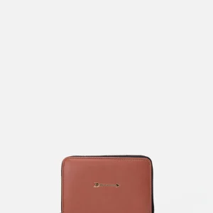 Mercules Carteras | Cartera Continental Zip Terracota