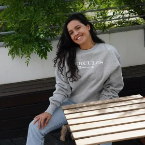 Mercules Sudaderas | Sudadera Logo Gris